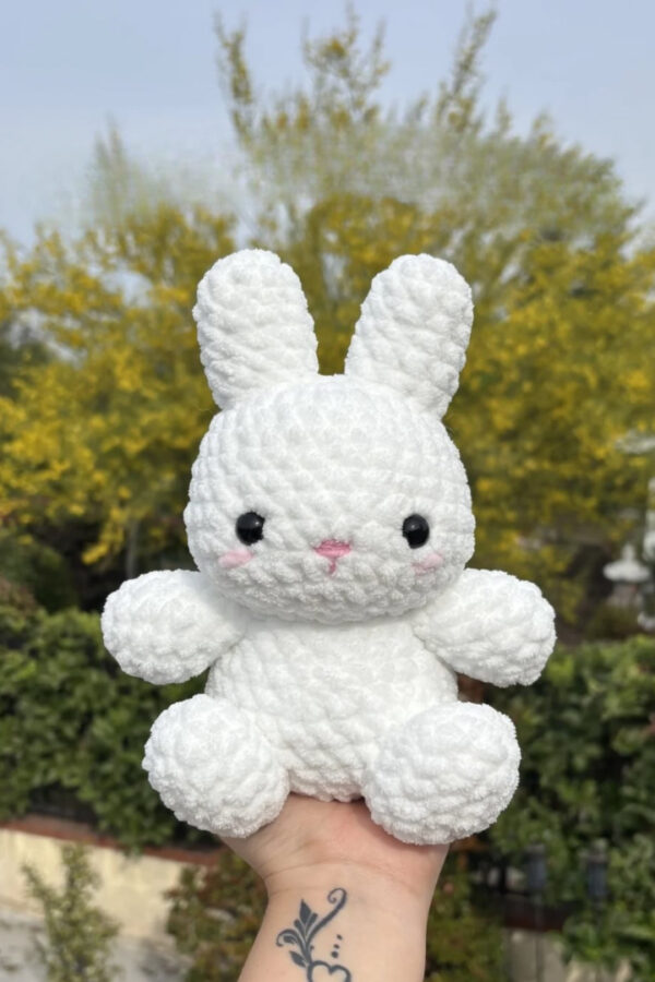 Handmade Crochet Bunny Soft Amigurumi Stuffed Toy