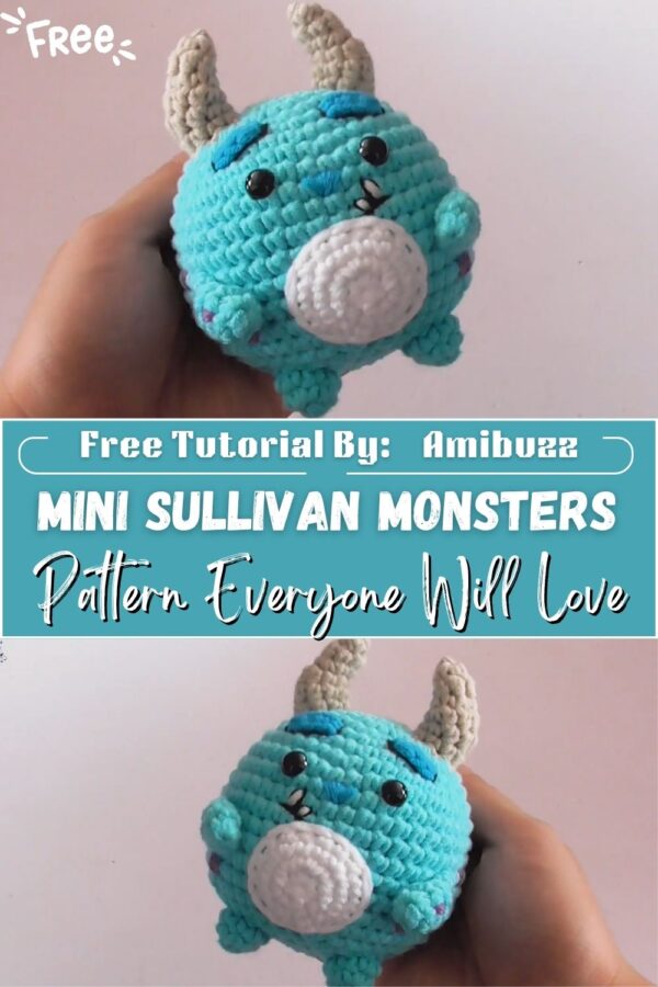How to Crochet Mini Sullivan Monsters Amigurumi Pattern Everyone Will Love 