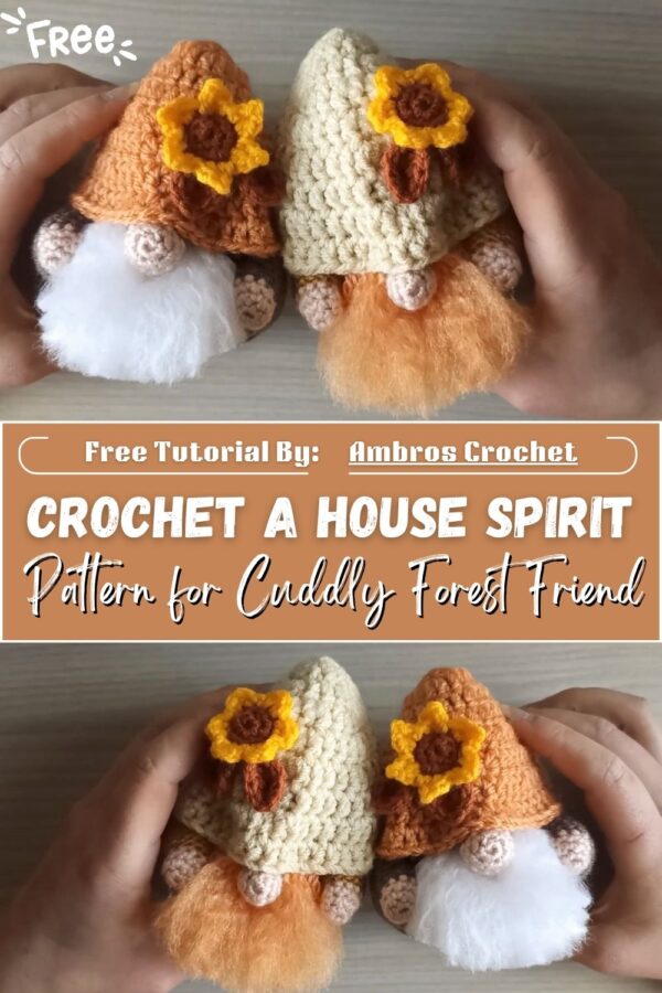 How to Crochet a House Spirit Amigurumi Pattern for Cuddly Forest Friend