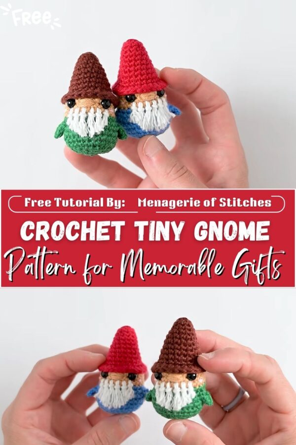 Humble Crochet Tiny Gnome Amigurumi Pattern for Memorable Gifts