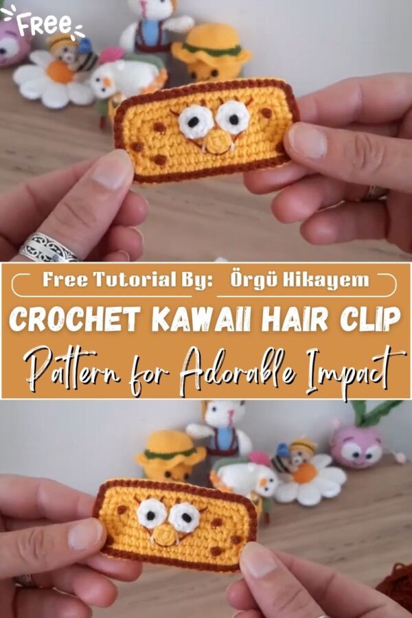 Impressive Crochet Kawaii Hair Clip Amigurumi Pattern for Adorable Impact