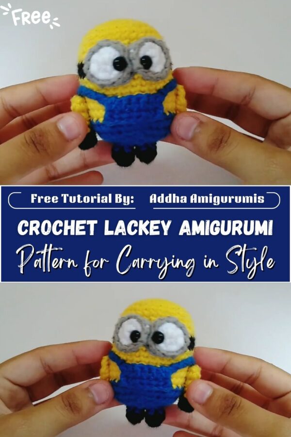 Incredible Crochet Lackey Amigurumi Pattern for Carrying in Style