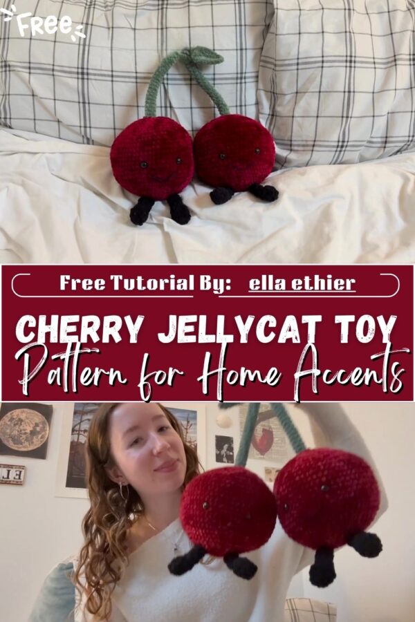 Outstanding Crochet Cherry Jellycat Toy Amigurumi Pattern for Home Accents