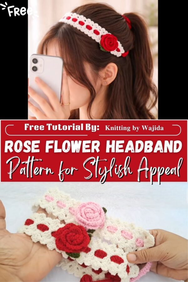 Outstanding Crochet Rose Flower Headband Pattern for Stylish Appeal 