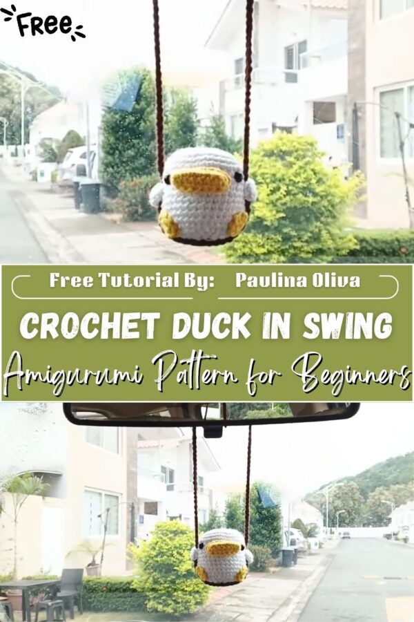 Perfect Crochet Duck in Swing Cute & Easy Amigurumi Pattern for Beginners