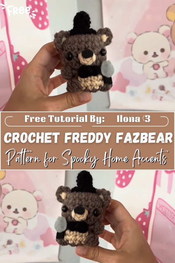 Polished Crochet Freddy Fazbear Amigurumi Pattern for Spooky Home Accents