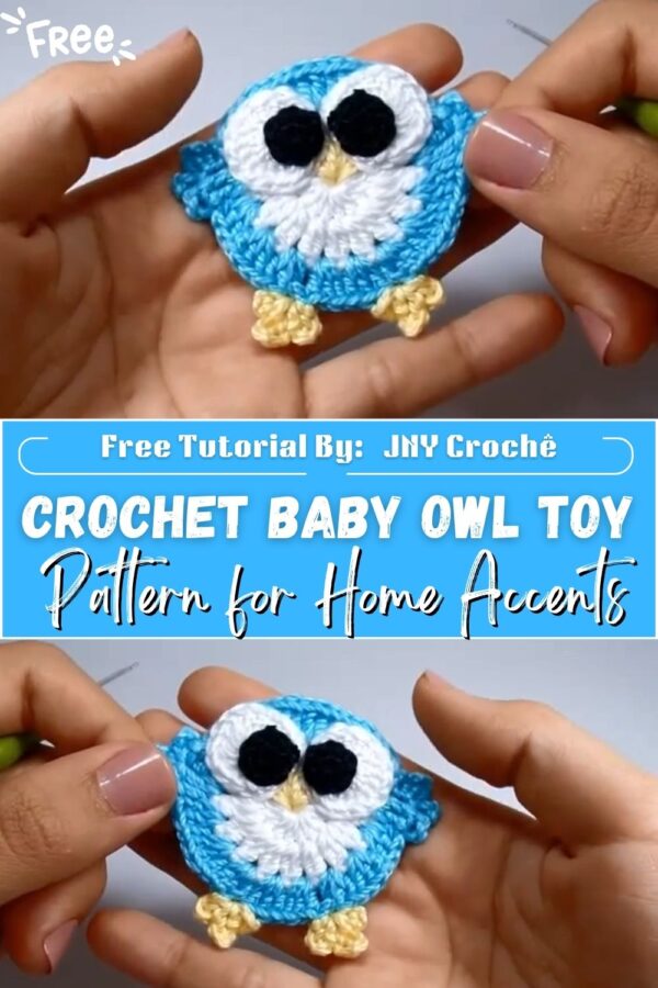 Precious Crochet Baby Owl Toy Amigurumi Pattern for Home Accents