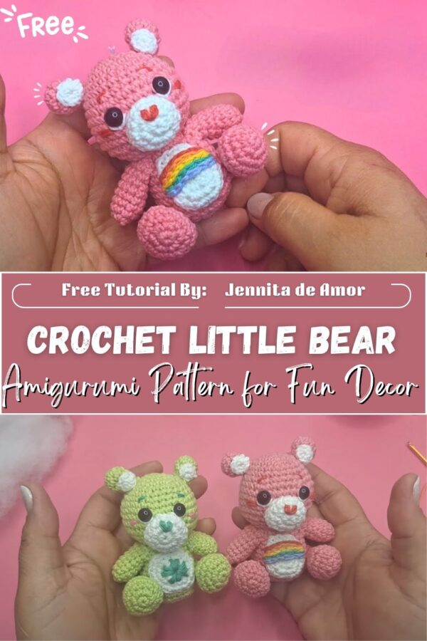 Whimsical Ways to Crochet Little Bear Keychain Amigurumi Pattern for Fun Decor