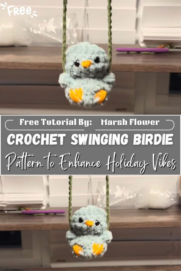 Wondrous Crochet Swinging Birdie Amigurumi Pattern to Enhance Holiday Vibes