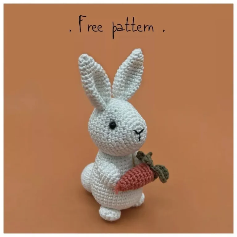 Crochet Amigurumi Bunny Pattern for Beginners Quick & Easy Rabbit Toy 