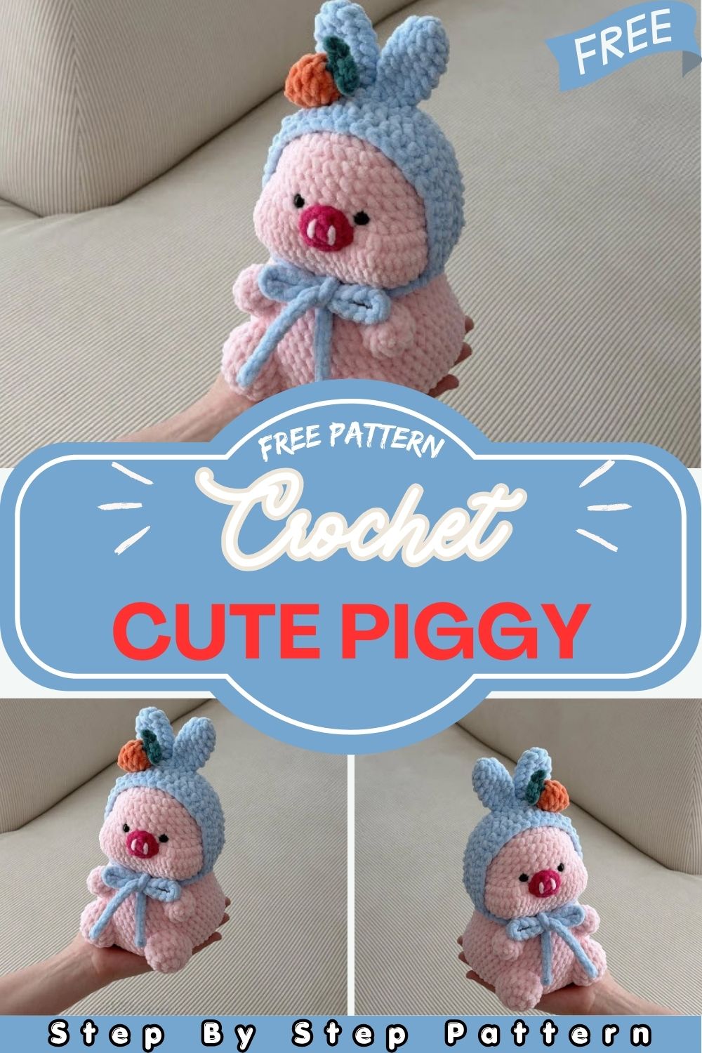 Charming Crochet Cutest Piggy Amigurumi Pattern for Fun Vibes