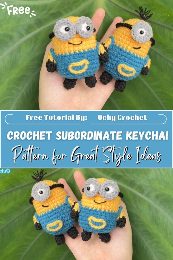 Brilliant Crochet Subordinate Keychain Amigurumi Pattern for Great Style Ideas