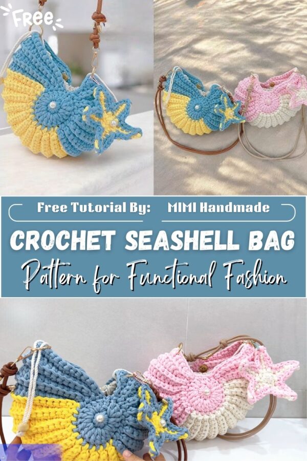Playful Crochet Seashell Bag Pattern for Functional Fashion
