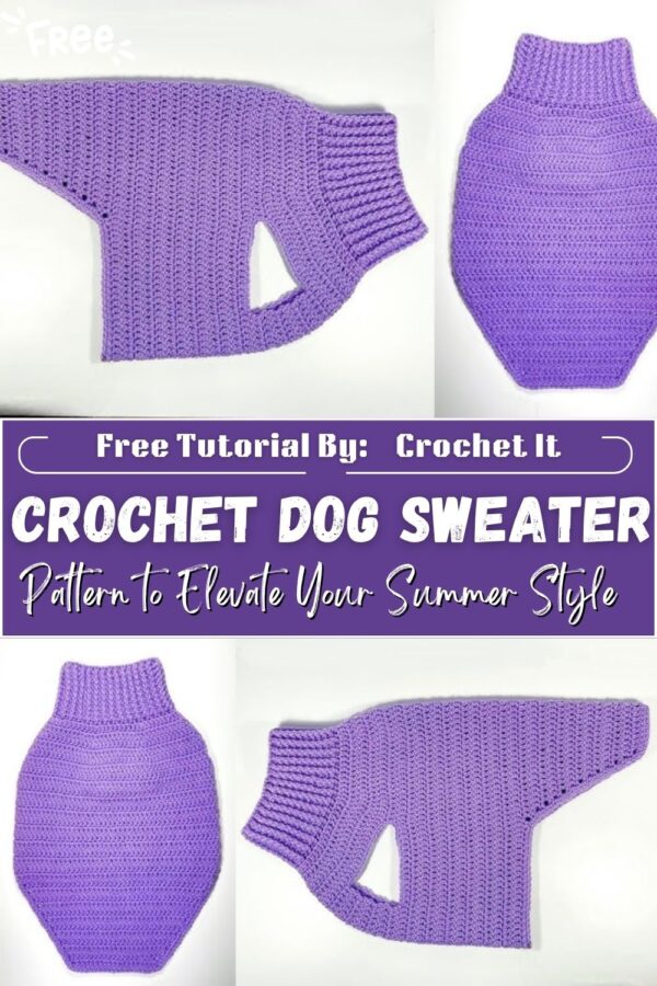 Luxurious Crochet Dog Sweater Large Pattern to Elevate Your Summer Style