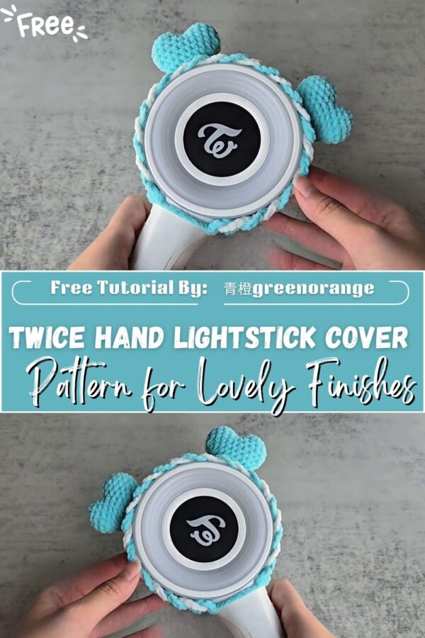 Elegant Crochet TWICE Hand Lightstick Cover Amigurumi Pattern for Lovely Finishes