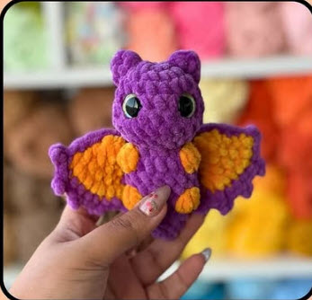 The Cutest Crochet Bat You'll Ever Make Amigurumi Pattern