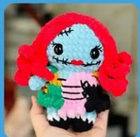Crochet Sally Patchwork Doll Free Amigurumi Easy Pattern