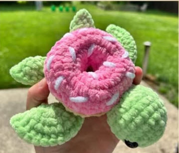 Precious Crochet Donut Turtle Amigurumi Pattern for Stylish Keepsakes