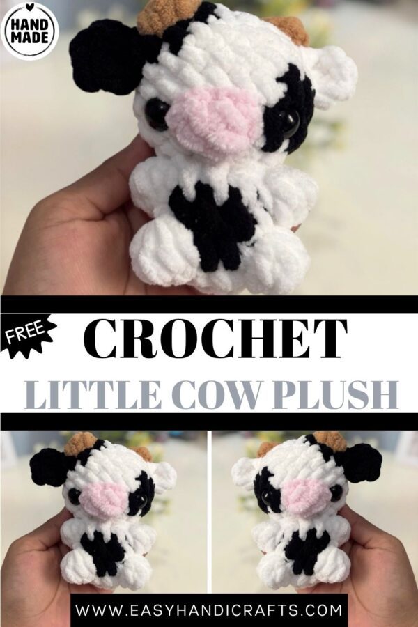 Squishy Little Cow Plush — Free Amigurumi Pattern Inside