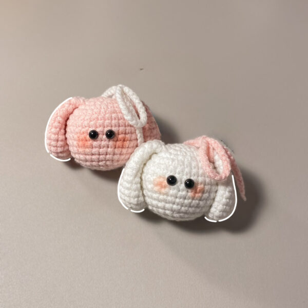 Cute Crochet Baby Bunny Amigurumi | Kawaii Handmade Plushie Gift