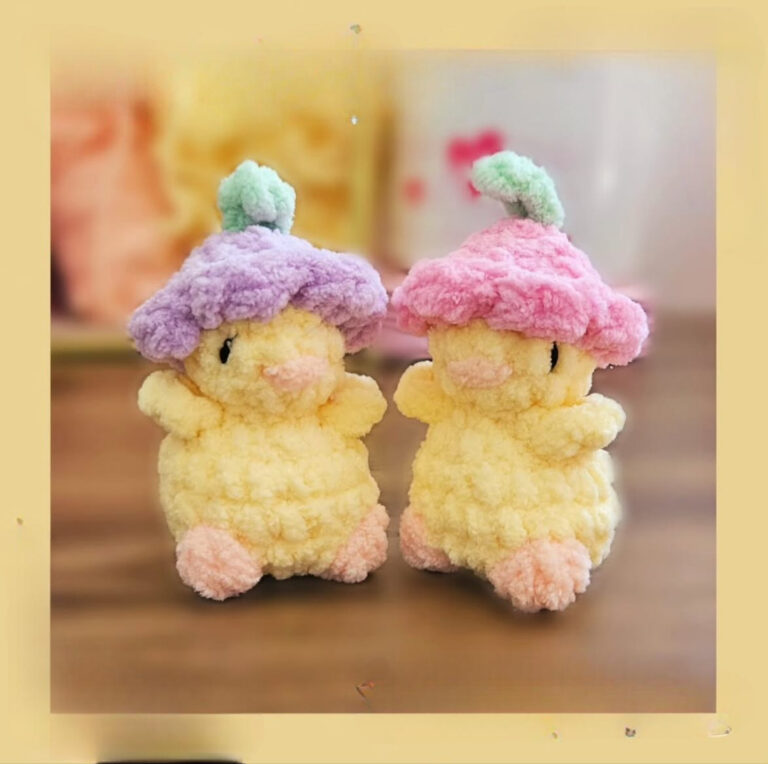 Brilliant Crochet Mushroom Chick Amigurumi Pattern Cute & Fluffy