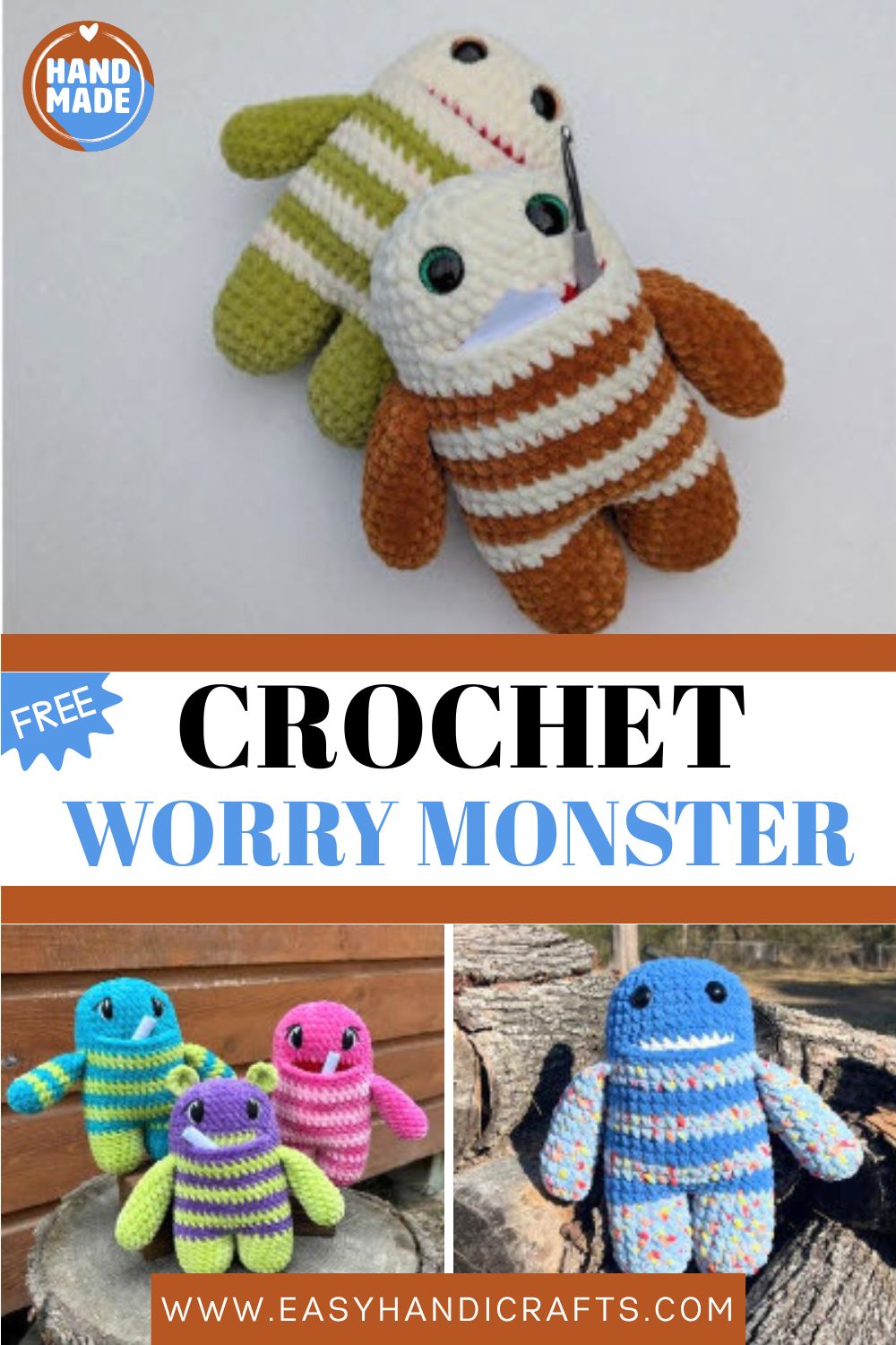 Exceptional Crochet Worry Monster Amigurumi Pattern for Cuddly Decor