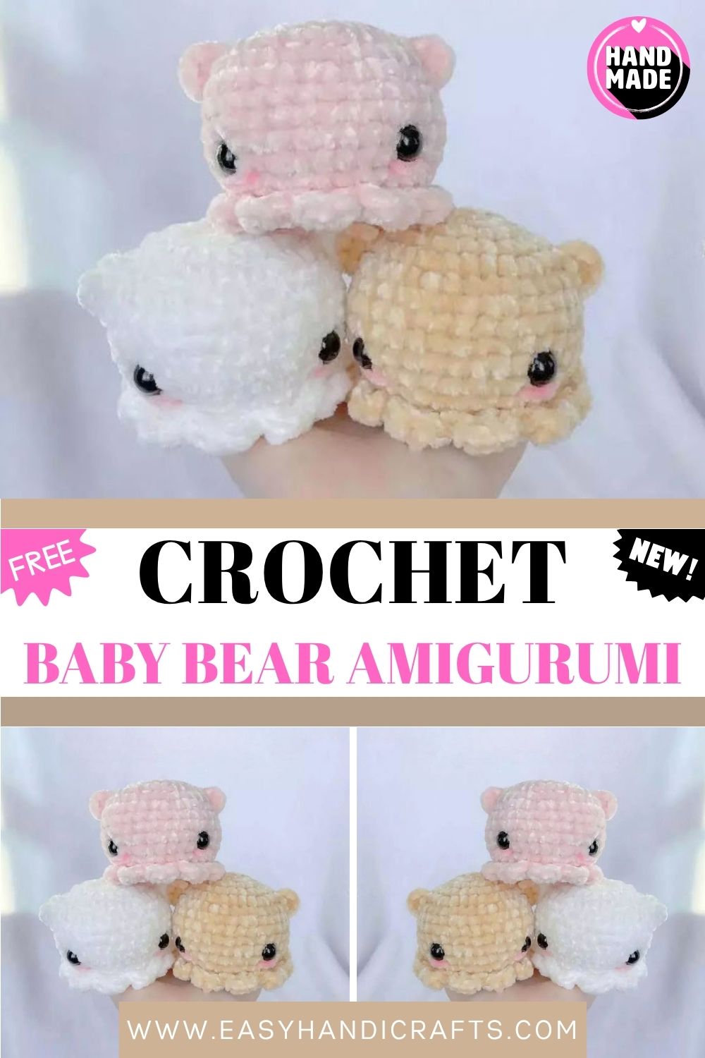Perfect Crochet Baby Bear Amigurumi Pattern for Fun Vibes