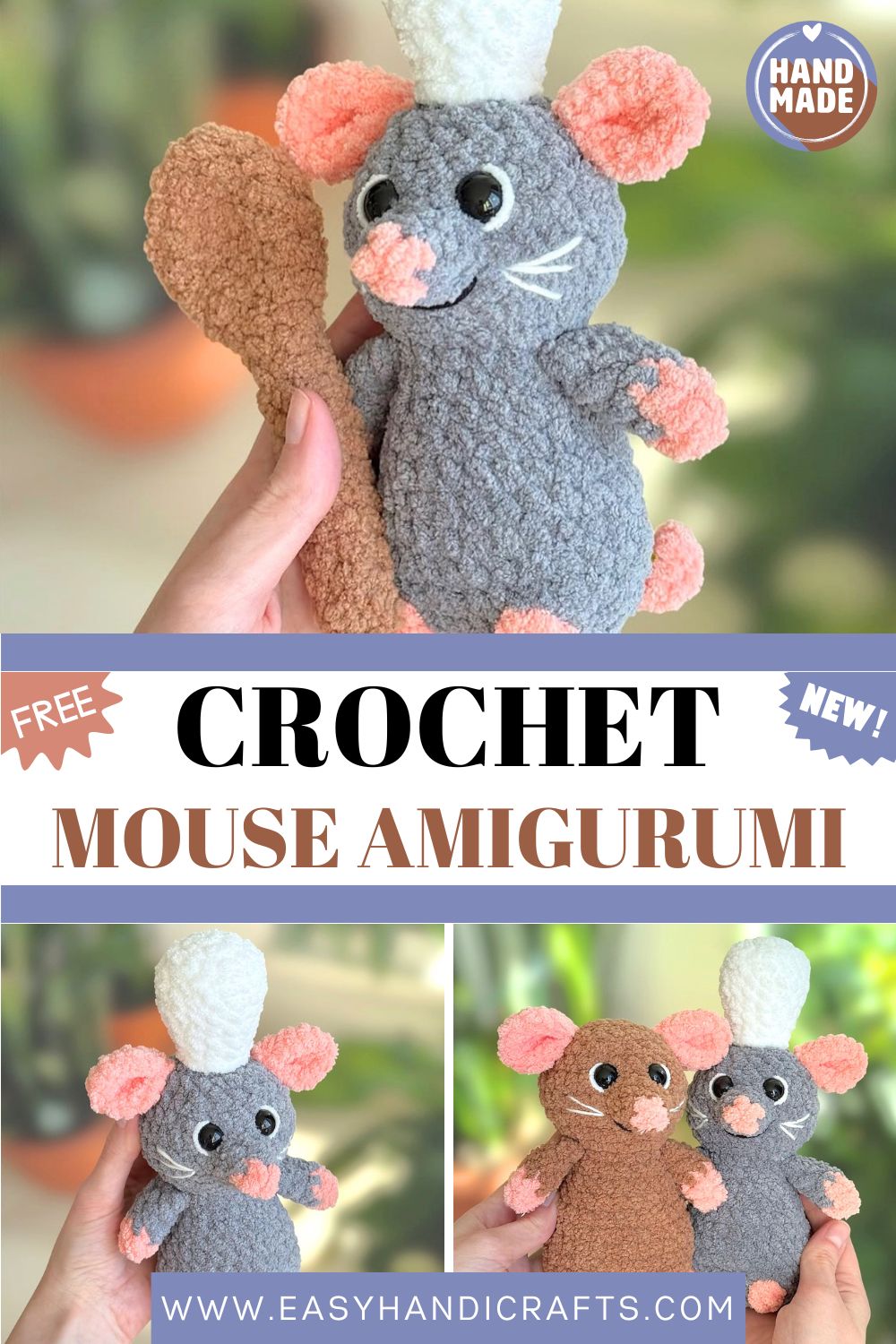 Fabulous Crochet Mouse Amigurumi Pattern for Playful Home Decor