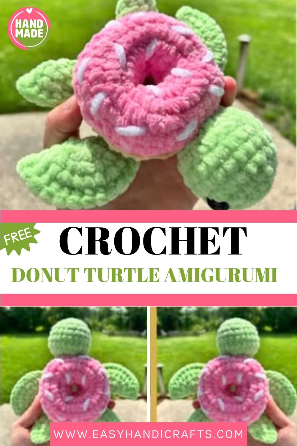 Precious Crochet Donut Turtle Amigurumi Pattern for Stylish Keepsakes
