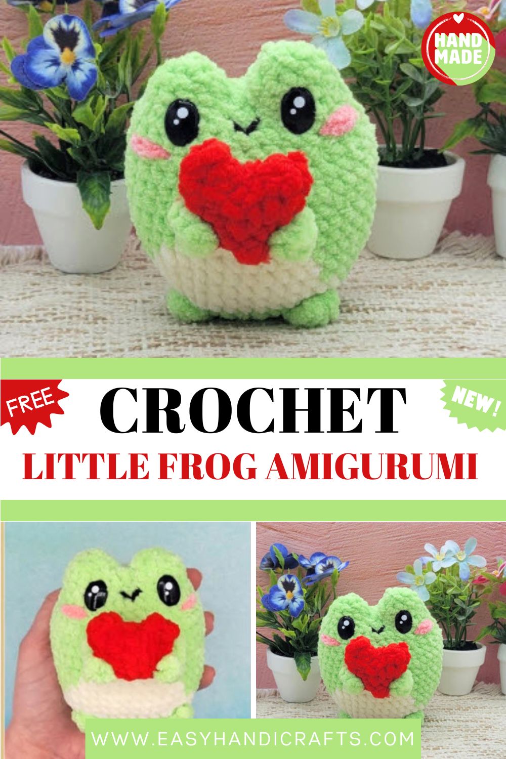 This Crochet Little Frog Amigurumi Pattern Will Steal Your Heart