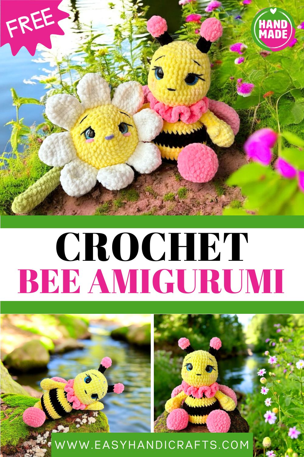 Fabulous Crochet Bee Amigurumi Pattern | Cute Plush Honey Bee