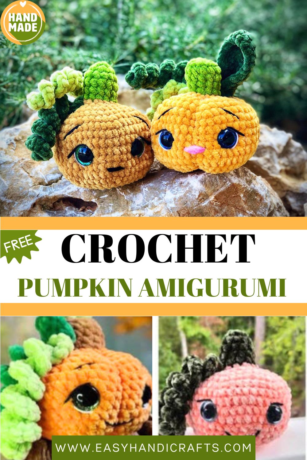 Fabulous Crochet Pumpkin Amigurumi Pattern for Home Accents