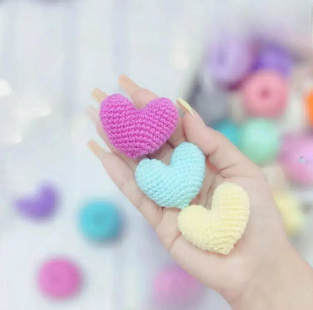 Awesome Crochet Heart Free Pattern for Warm Vibes