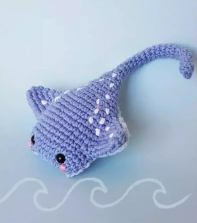 Inspiring Crochet Stingray Amigurumi Pattern Sea Creature Toy