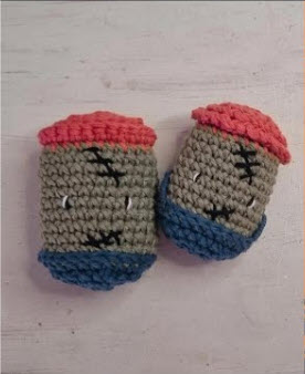 Make a Crochet Little Zombie Amigurumi Free Pattern