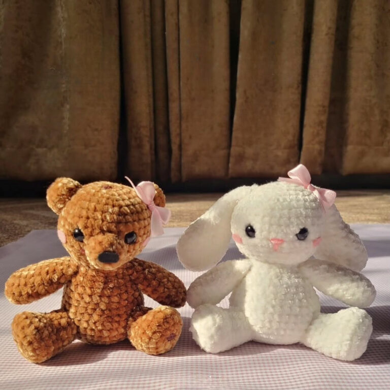 Adorable Crochet Teddy Bear & Bunny Plush Ideas for Gifts