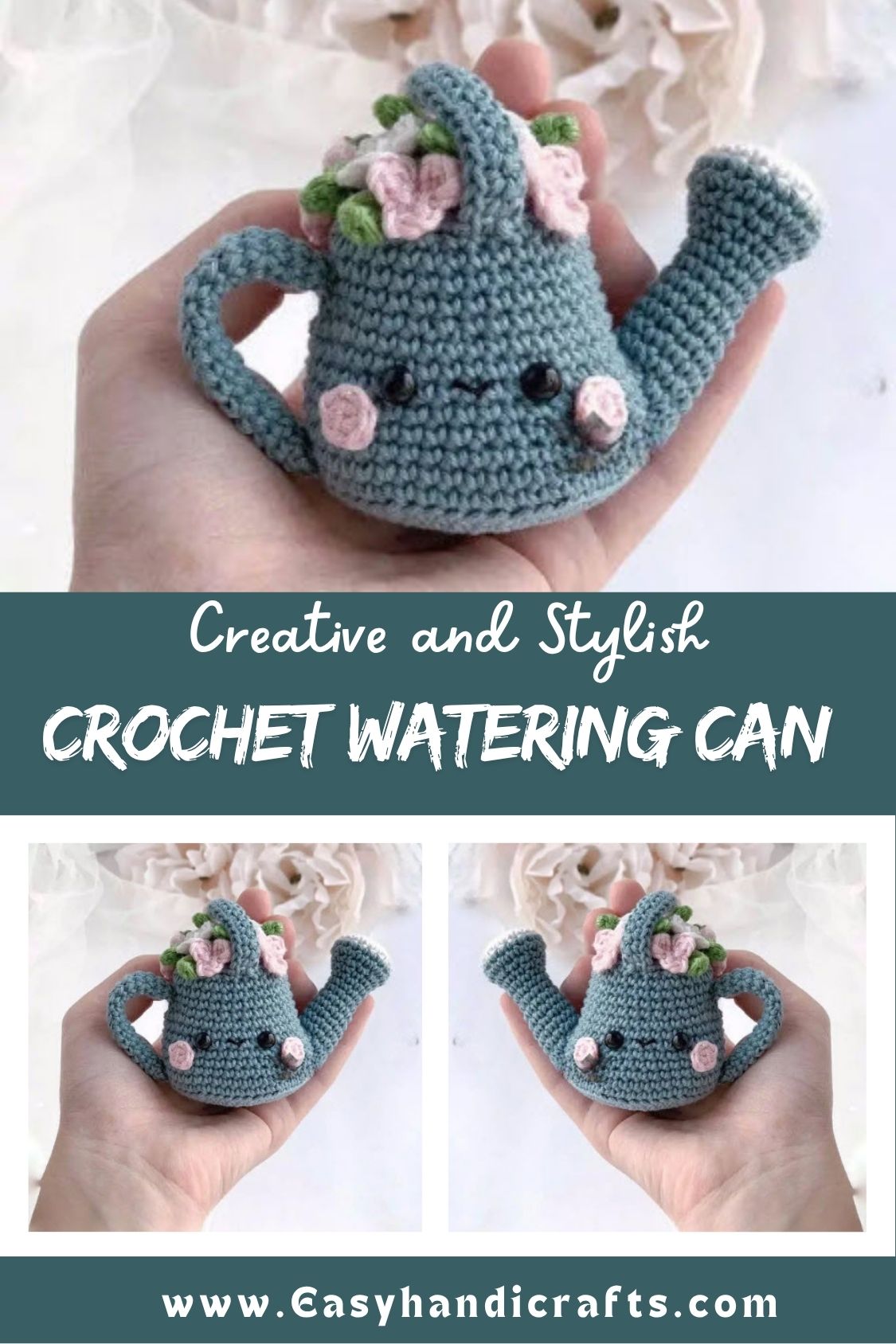 Amazing Crochet Watering Can Free Pattern Toy