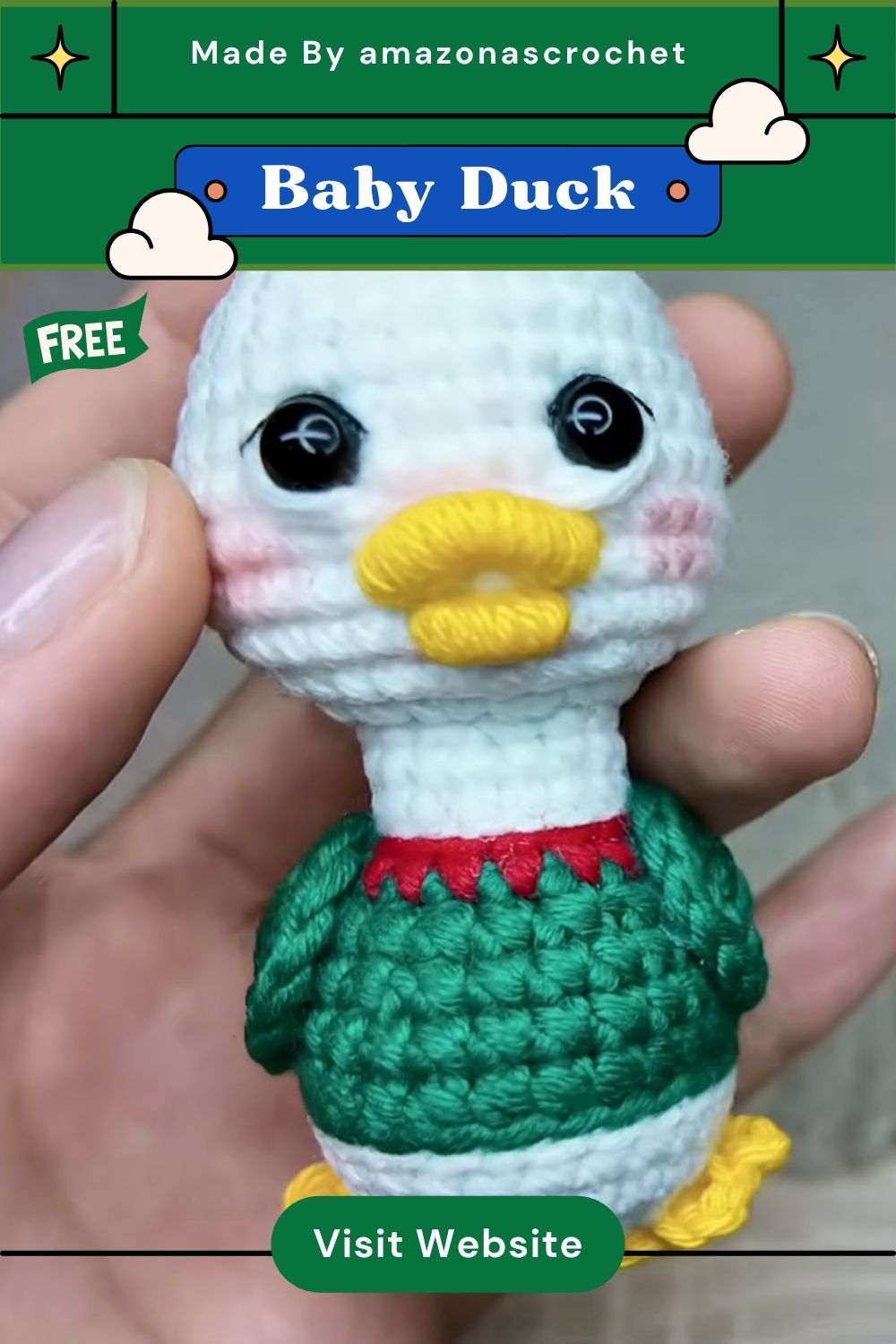 Crochet Baby Duck Amigurumi Easy Pattern