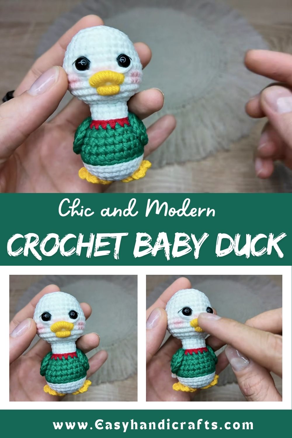 Crochet Baby Duck Amigurumi Easy Pattern