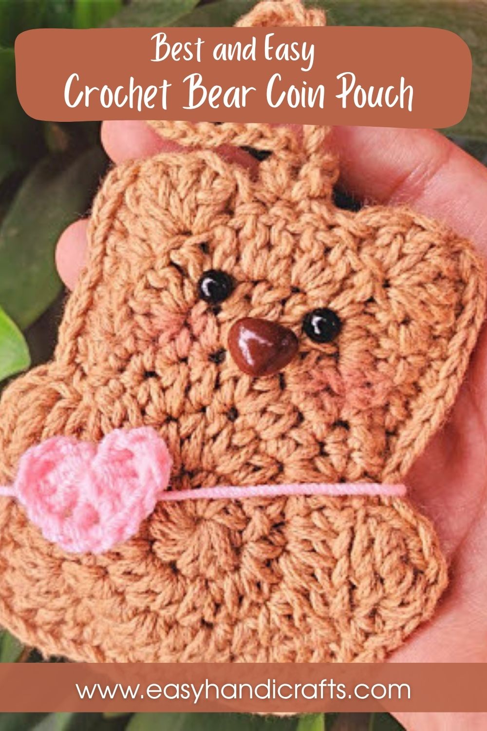 Crochet Bear Coin Pouch Pattern for Trendy Style