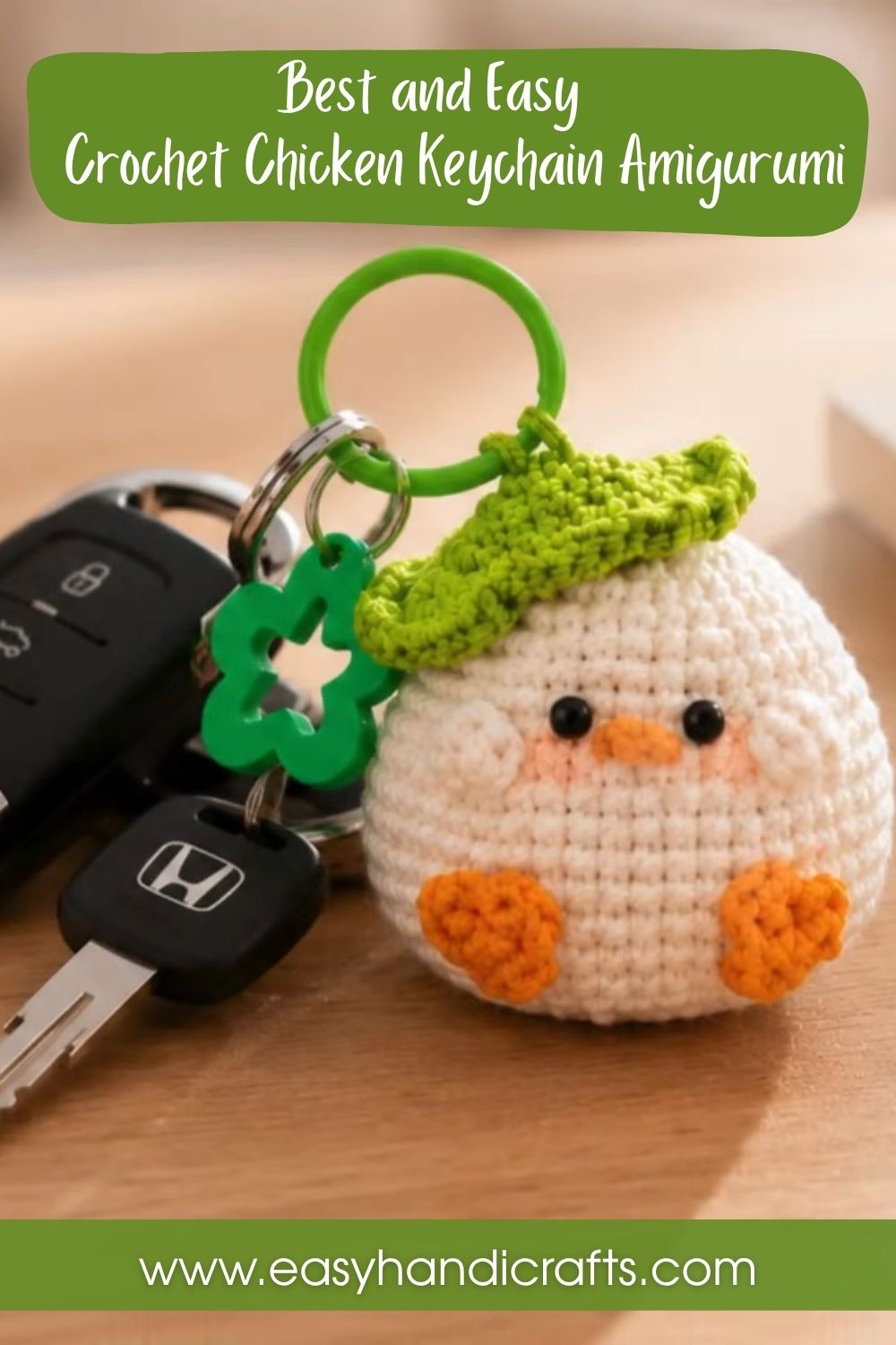 Crochet Chicken Keychain Amigurumi Pattern for Fabulous Looks