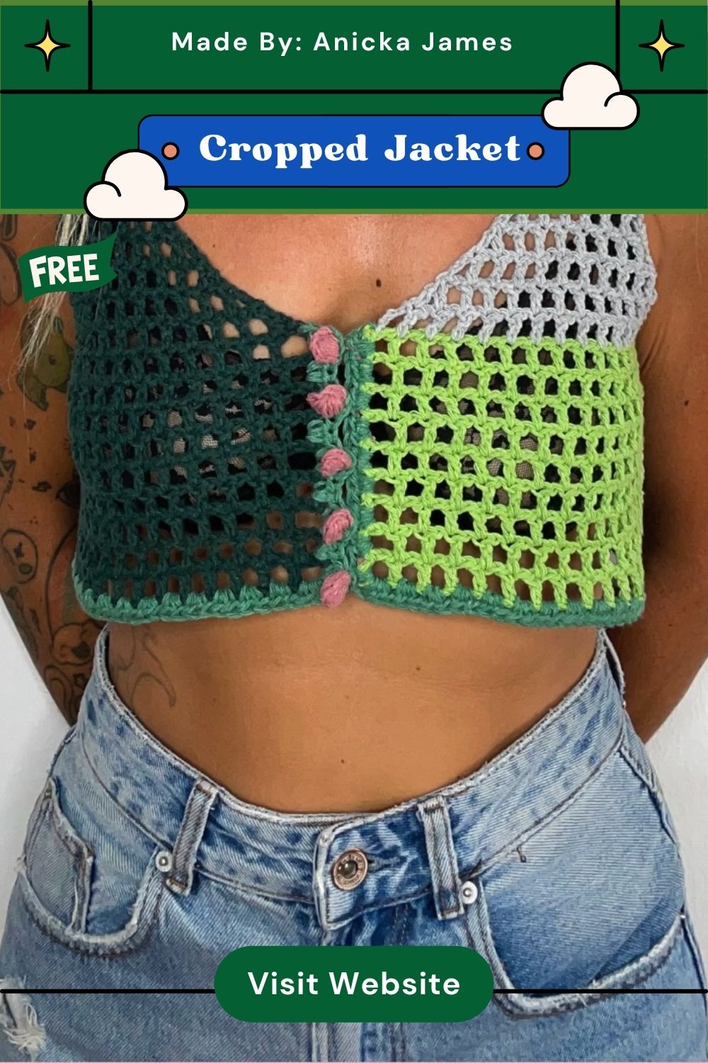 Crochet Cropped Bolero Jacket Pattern for Fashion Lovers