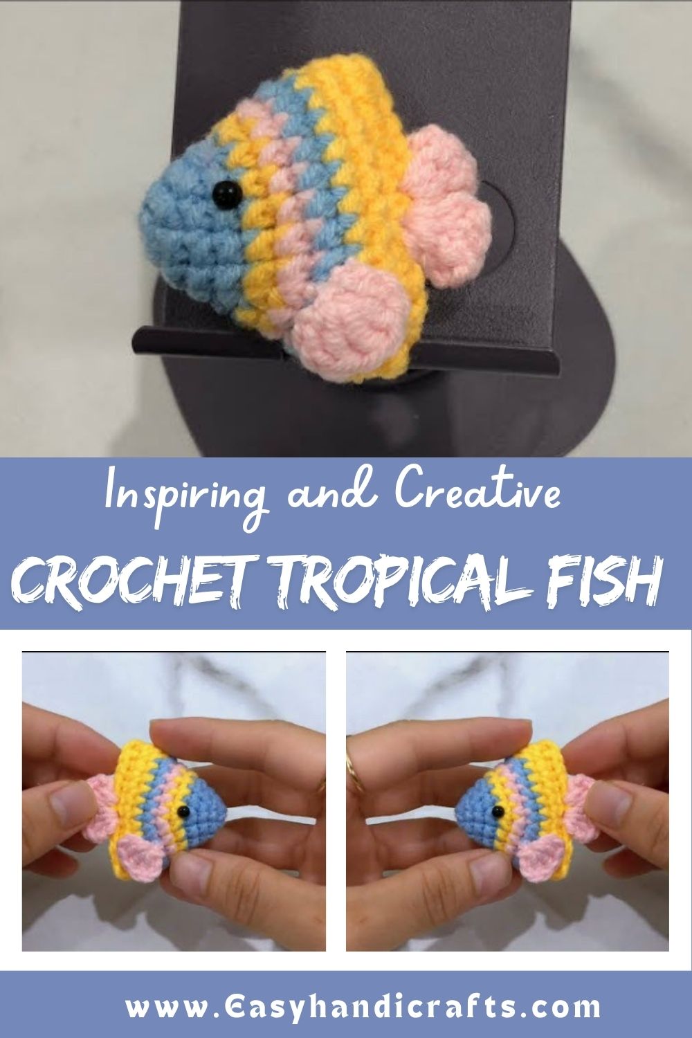 Crochet Tropical Fish Amigurumi Pattern for Marine Life Lovers