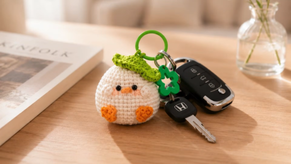 Crochet Chicken Keychain Amigurumi Pattern for Fabulous Looks