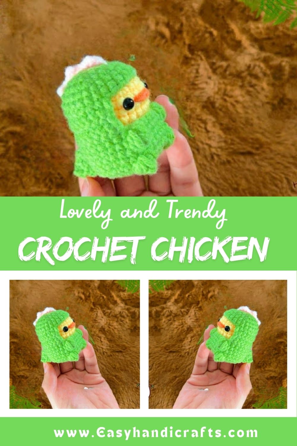 Easy Crochet Chicken Amigurumi Pattern for Good Vibes
