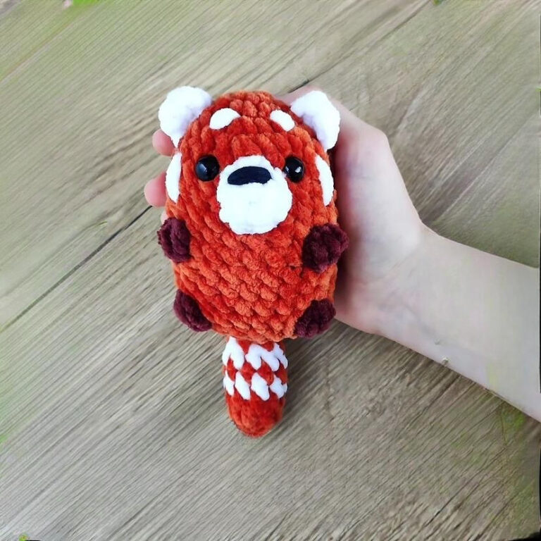 Handcrafted Crochet Red Panda Plushies That Bring Joy
