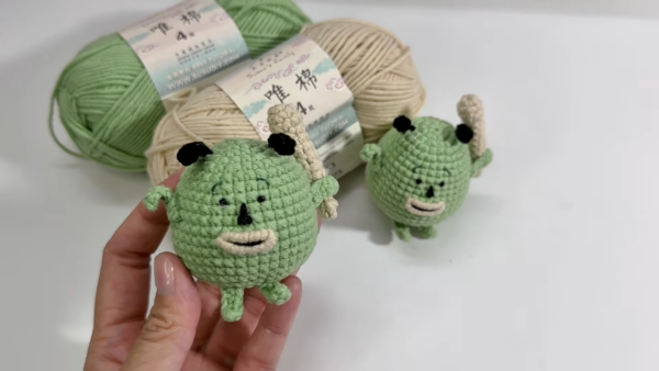 Crochet Funny Century Egg Amigurumi Pattern for Creative Toy