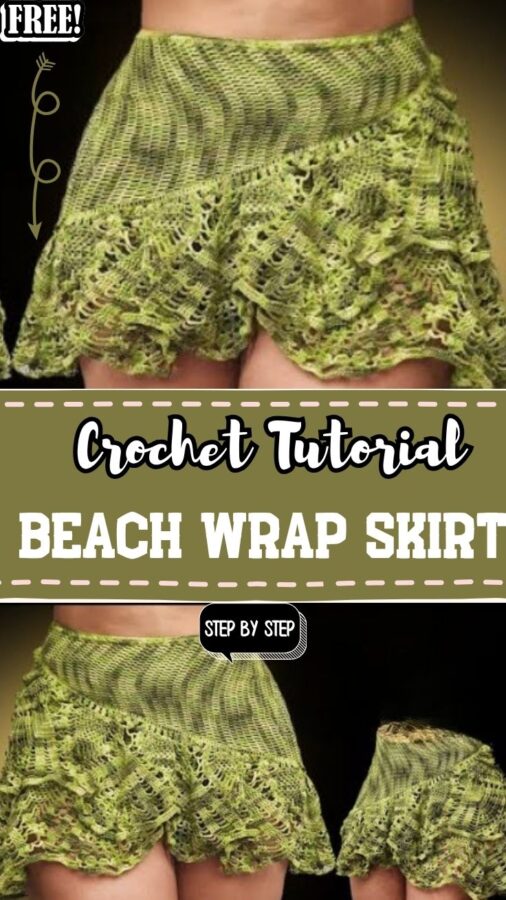  Crochet Beach Wrap Skirt Pattern for Summer