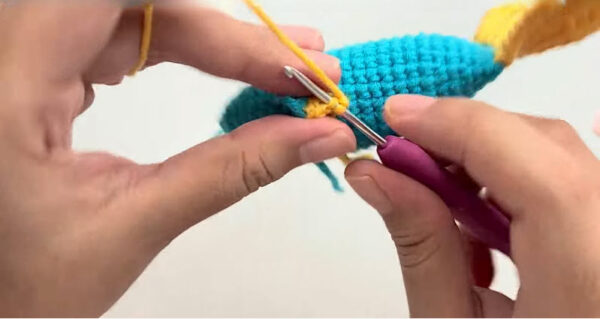 Crochet Betta Fish Amigurumi Pattern with Flowing Fins 
