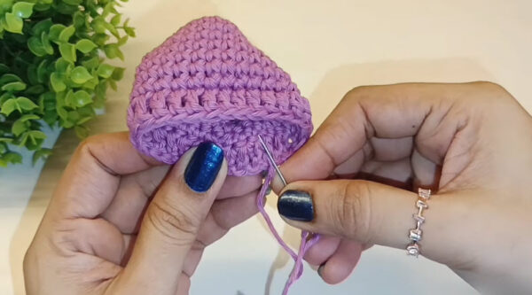 Crochet Bunny Pouch Bag Pattern with Long Ear Design